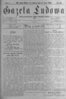 Gazeta Ludowa: pismo poświęcone ludowi ewangielickiemu. 1896.07.11 R.1 nr53
