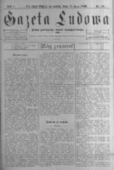 Gazeta Ludowa: pismo poświęcone ludowi ewangielickiemu. 1896.07.18 R.1 nr55