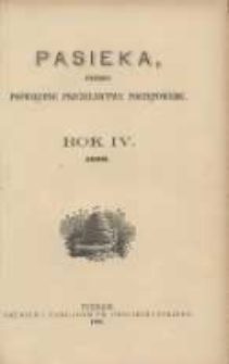 Pasieka : pismo poświęcone pszczelnictwu postępowemu 1900 nr1
