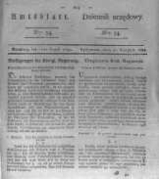 Amtsblatt der Königlichen Preussischen Regierung zu Bromberg. 1835.08.21 No.34