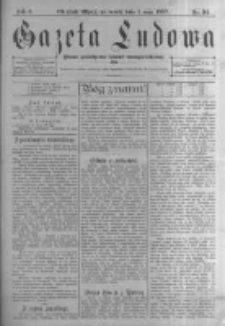 Gazeta Ludowa: pismo poświęcone ludowi ewangielickiemu. 1897.05.01 R.2 nr34