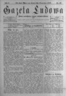 Gazeta Ludowa: pismo poświęcone ludowi ewangielickiemu. 1897.06.19 R.2 nr47