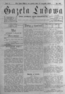 Gazeta Ludowa: pismo poświęcone ludowi ewangielickiemu. 1897.08.14 R.2 nr63