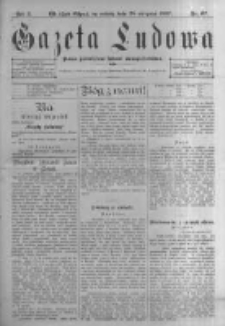 Gazeta Ludowa: pismo poświęcone ludowi ewangielickiemu. 1897.08.28 R.2 nr67