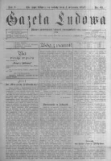 Gazeta Ludowa: pismo poświęcone ludowi ewangielickiemu. 1897.09.04 R.2 nr69