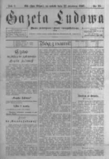 Gazeta Ludowa: pismo poświęcone ludowi ewangielickiemu. 1897.09.25 R.2 nr75