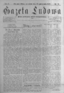 Gazeta Ludowa: pismo poświęcone ludowi ewangielickiemu. 1897.10.16 R.2 nr81