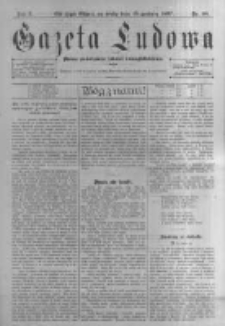 Gazeta Ludowa: pismo poświęcone ludowi ewangielickiemu. 1897.12.15 R.2 nr98
