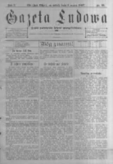 Gazeta Ludowa: pismo poświęcone ludowi ewangielickiemu. 1897.03.06 R.2 nr19