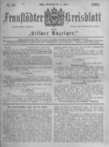 Fraustädter Kreisblatt. 1883.06.06 Nr45