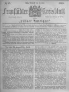 Fraustädter Kreisblatt. 1883.06.13 Nr47