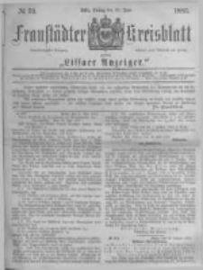 Fraustädter Kreisblatt. 1883.06.29 Nr52