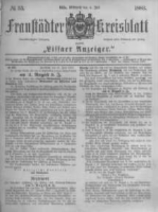 Fraustädter Kreisblatt. 1883.07.04 Nr53