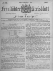 Fraustädter Kreisblatt. 1883.07.06 Nr54