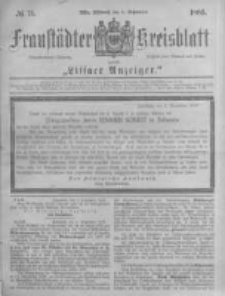 Fraustädter Kreisblatt. 1883.09.05 Nr71