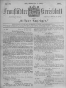 Fraustädter Kreisblatt. 1883.10.03 Nr79