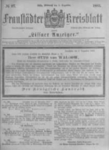 Fraustädter Kreisblatt. 1883.12.05 Nr97