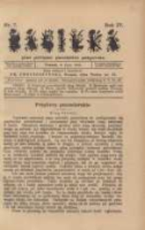 Pasieka : pismo poświęcone pszczelnictwu postępowemu 1900 nr7