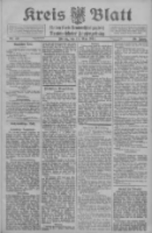 Kreis Blatt f&uuml;r den Kreis Neutomischeler zugleich Hopfenzeitung 1911.05.19 Jg.30 Nr40