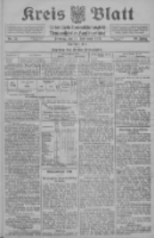 Kreis Blatt f&uuml;r den Kreis Neutomischeler zugleich Hopfenzeitung 1911.09.12 Jg.30 Nr73