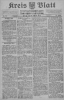Kreis Blatt f&uuml;r den Kreis Neutomischeler zugleich Hopfenzeitung 1911.10.20 Jg.30 Nr84