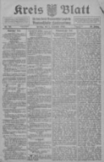 Kreis Blatt f&uuml;r den Kreis Neutomischeler zugleich Hopfenzeitung 1911.12.01 Jg.30 Nr96