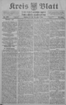 Kreis Blatt f&uuml;r den Kreis Neutomischeler zugleich Hopfenzeitung 1911.12.15 Jg.30 Nr100