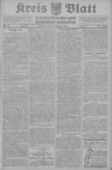 Kreis Blatt f&uuml;r den Kreis Neutomischeler zugleich Hopfenzeitung 1914.01.09 Jg.38 Nr4
