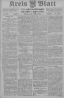 Kreis Blatt f&uuml;r den Kreis Neutomischeler zugleich Hopfenzeitung 1914.03.04 Jg.38 Nr27