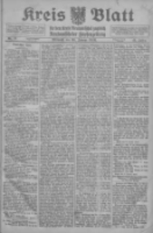 Kreis Blatt f&uuml;r den Kreis Neutomischeler zugleich Hopfenzeitung 1916.01.26 Jg.41 Nr11