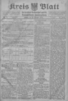 Kreis Blatt f&uuml;r den Kreis Neutomischeler zugleich Hopfenzeitung 1916.02.11 Jg.41 Nr18