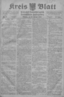 Kreis Blatt f&uuml;r den Kreis Neutomischeler zugleich Hopfenzeitung 1916.02.16 Jg.41 Nr20