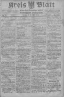 Kreis Blatt f&uuml;r den Kreis Neutomischeler zugleich Hopfenzeitung 1916.03.24 Jg.41 Nr36