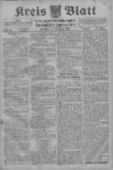 Kreis Blatt f&uuml;r den Kreis Neutomischeler zugleich Hopfenzeitung 1916.03.29 Jg.41 Nr38