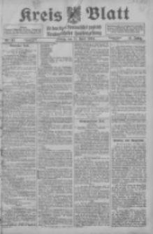 Kreis Blatt für den Kreis Neutomischeler zugleich Hopfenzeitung 1916.04.17 Jg.41 Nr46