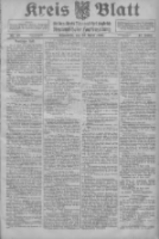 Kreis Blatt f&uuml;r den Kreis Neutomischeler zugleich Hopfenzeitung 1916.04.22 Jg.41 Nr48