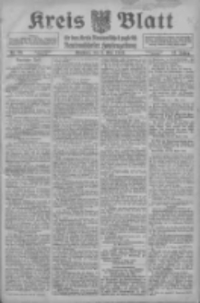 Kreis Blatt f&uuml;r den Kreis Neutomischeler zugleich Hopfenzeitung 1916.05.03 Jg.41 Nr52