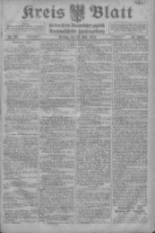 Kreis Blatt f&uuml;r den Kreis Neutomischeler zugleich Hopfenzeitung 1916.05.12 Jg.41 Nr56