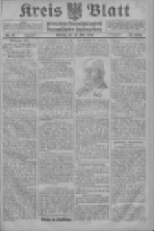 Kreis Blatt f&uuml;r den Kreis Neutomischeler zugleich Hopfenzeitung 1916.05.15 Jg.41 Nr57