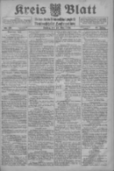 Kreis Blatt f&uuml;r den Kreis Neutomischeler zugleich Hopfenzeitung 1916.05.19 Jg.41 Nr59