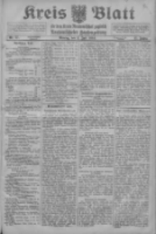 Kreis Blatt f&uuml;r den Kreis Neutomischeler zugleich Hopfenzeitung 1916.07.03 Jg.41 Nr77