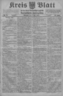 Kreis Blatt f&uuml;r den Kreis Neutomischeler zugleich Hopfenzeitung 1916.07.05 Jg.41 Nr78