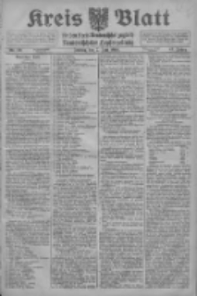 Kreis Blatt f&uuml;r den Kreis Neutomischeler zugleich Hopfenzeitung 1916.07.07 Jg.41 Nr79