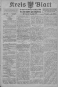 Kreis Blatt f&uuml;r den Kreis Neutomischeler zugleich Hopfenzeitung 1916.07.14 Jg.41 Nr82