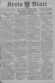 Kreis Blatt f&uuml;r den Kreis Neutomischeler zugleich Hopfenzeitung 1916.07.17 Jg.41 Nr83