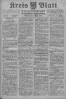 Kreis Blatt f&uuml;r den Kreis Neutomischeler zugleich Hopfenzeitung 1916.08.02 Jg.41 Nr90