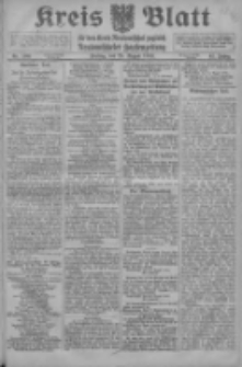 Kreis Blatt f&uuml;r den Kreis Neutomischeler zugleich Hopfenzeitung 1916.08.25 Jg.41 Nr100