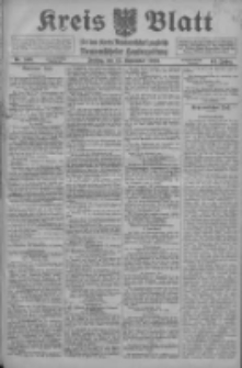 Kreis Blatt f&uuml;r den Kreis Neutomischeler zugleich Hopfenzeitung 1916.09.15 Jg.41 Nr109