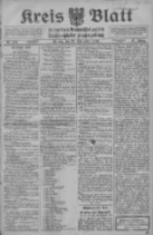 Kreis Blatt f&uuml;r den Kreis Neutomischeler zugleich Hopfenzeitung 1916.09.22 Jg.41 Nr112