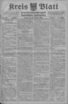 Kreis Blatt f&uuml;r den Kreis Neutomischeler zugleich Hopfenzeitung 1916.10.13 Jg.41 Nr121